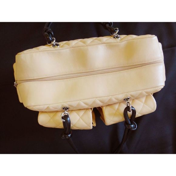 Chanel Cambon Line Multi-Pocket Leather Beige - Picture 3 of 8